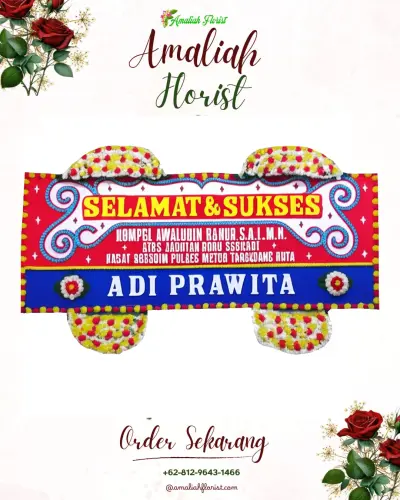 Karangan Bunga Ucapan Selamat di Setu